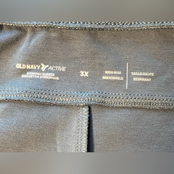 OLD Navy Dynamic Fleece High-Waisted, Wide-leg Pants, Pintucked, size 3X - Picture 7 of 14